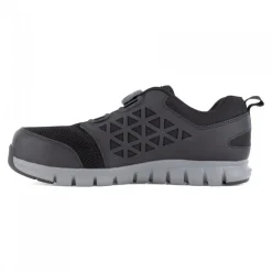 Baskets de sécurité avec laçage BOA EXCEL LIGHT S1P SRC ESD – gris et noir Reebok