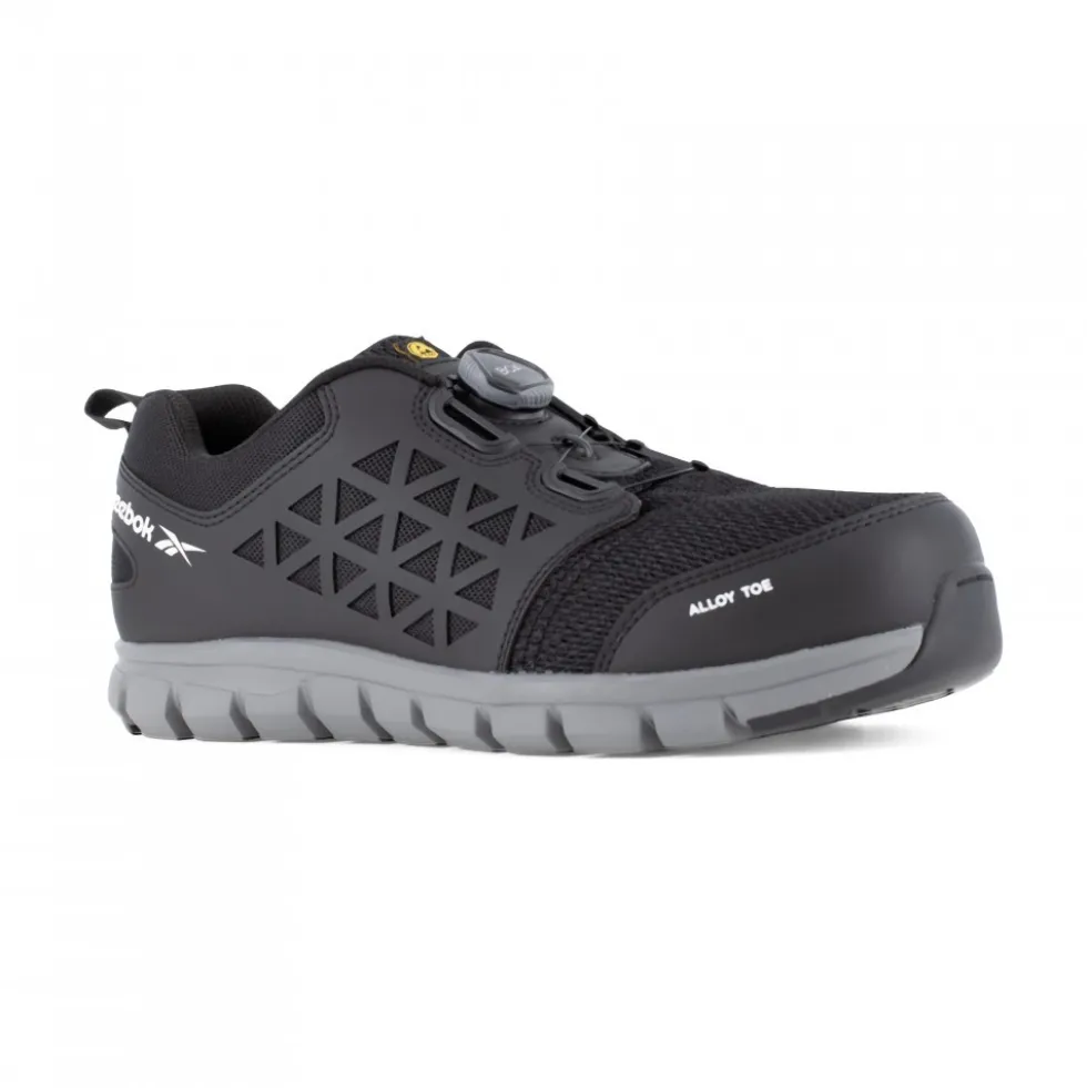 Baskets de sécurité avec laçage BOA EXCEL LIGHT S1P SRC ESD – gris et noir Reebok