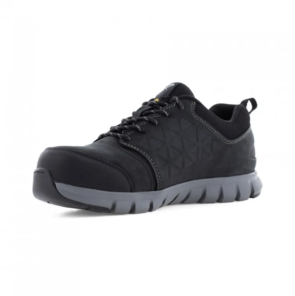 Baskets de sécurité en cuir EXCEL LIGHT S3 SRC ESD – noir Reebok