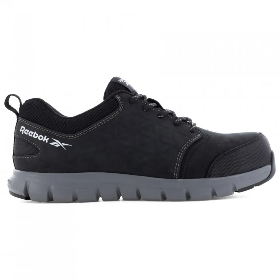 Baskets de sécurité en cuir EXCEL LIGHT S3 SRC ESD – noir Reebok