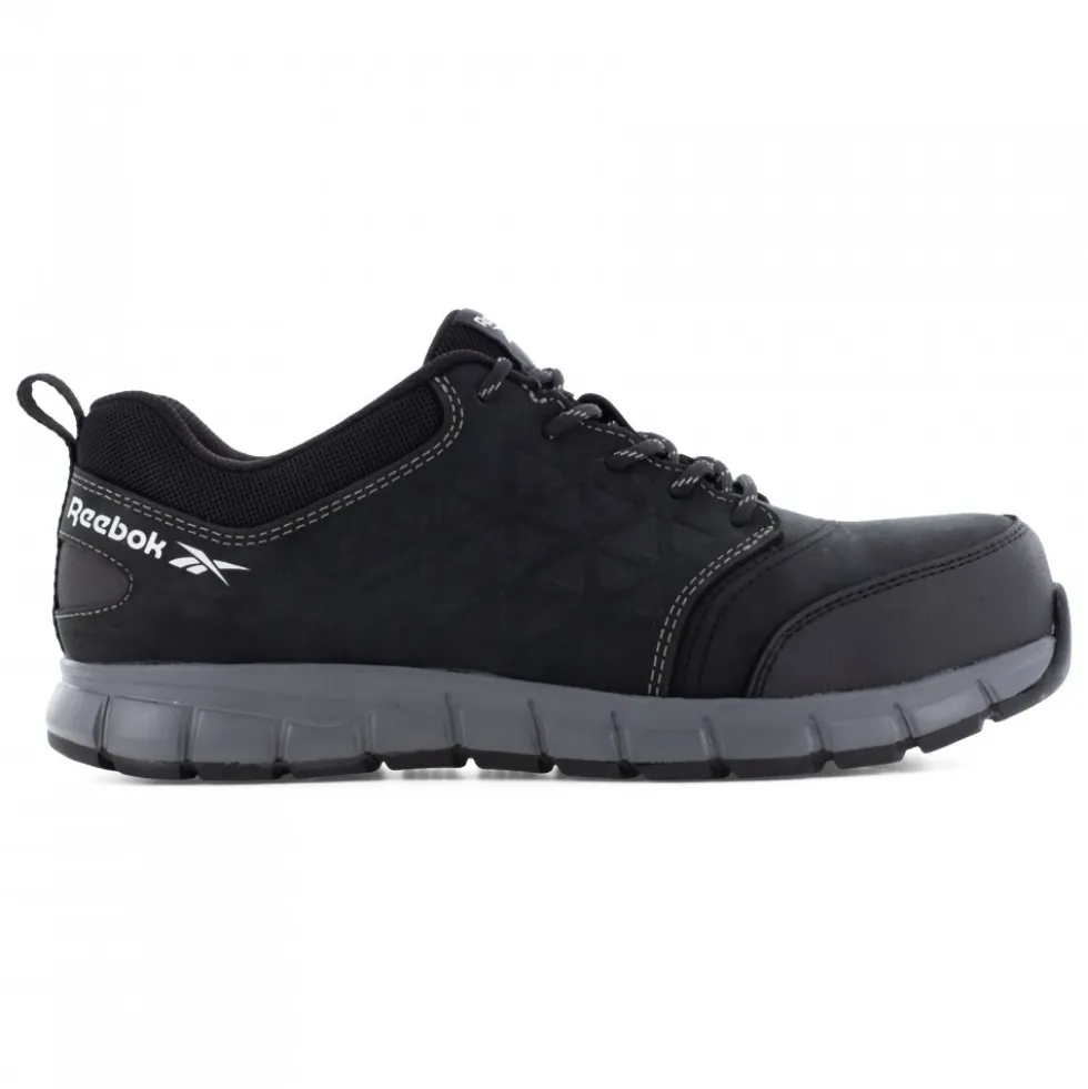 Baskets de sécurité en cuir EXCEL LIGHT S3 SRC ESD HRO – noir Reebok