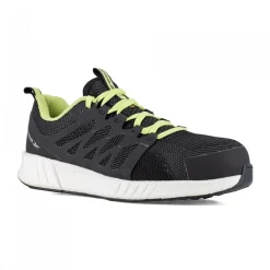 Baskets de sécurité FUSION FLEXWEAVE SAFETY S1P SRC - noir / vert fluo Reebok