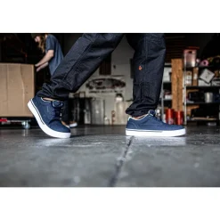 Baskets de sécurité TRUE S1PS SR HRO FO ESD - bleu navy et blanc VOLCOM