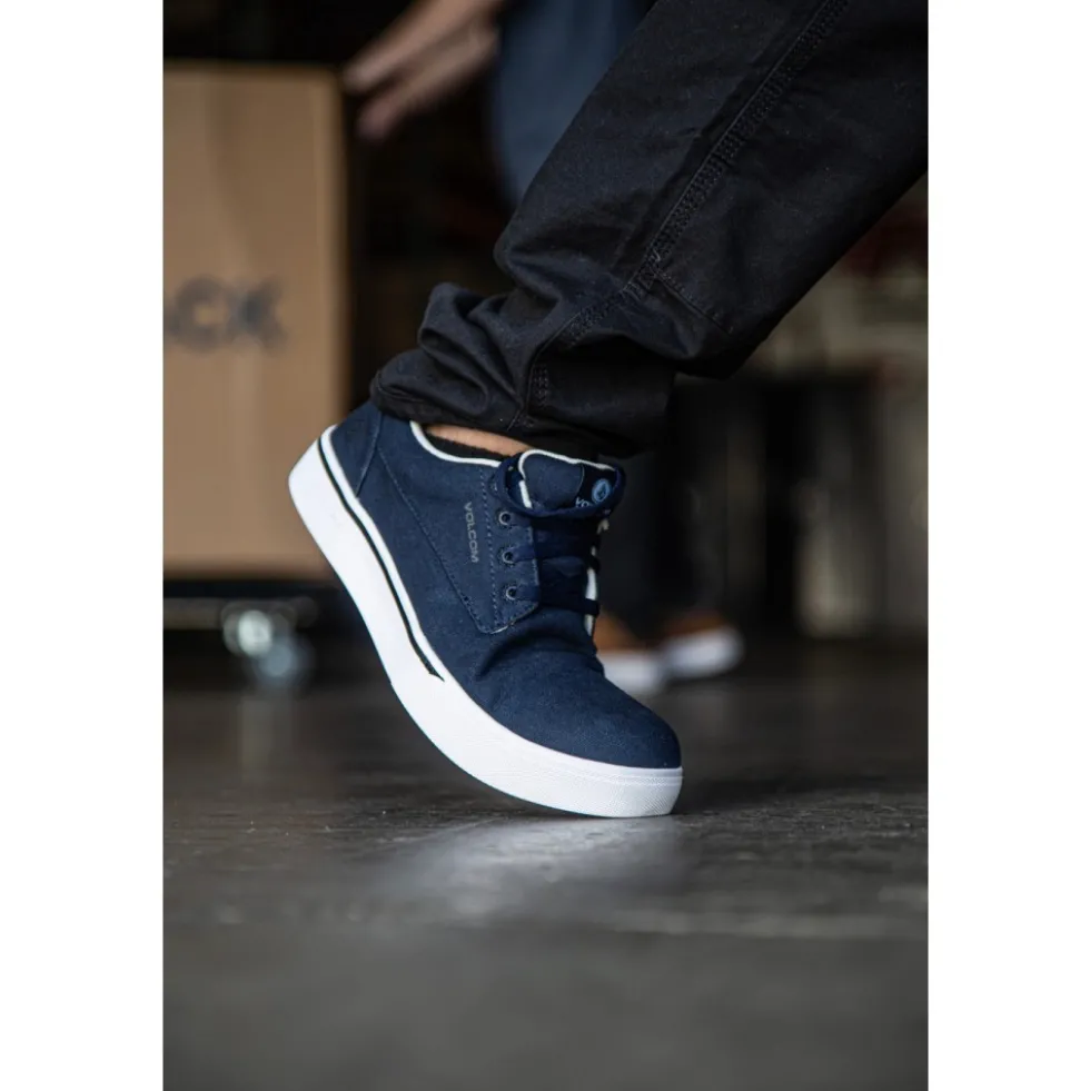 Baskets de sécurité TRUE S1PS SR HRO FO ESD - bleu navy et blanc VOLCOM