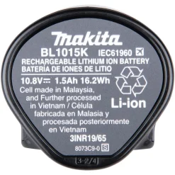 Batterie Lithium-ion 10,8V 1,5Ah - BL1015K MAKITA