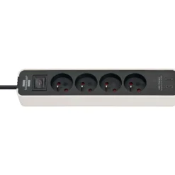 Bloc multiprise Ecolor avec interrupteur - 4 prises et 2 ports USB-C BRENNENSTUHL