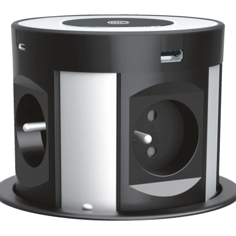Bloc prises escamotable avec chargeur à induction - INCARA™ Tower LEGRAND