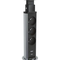 Bloc prises escamotable - 3 prises et chargeur USB - INCARA™ Tower 60 LEGRAND
