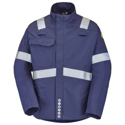 Blouson de travail - atex reflect 260 XP OVERO - bleu marine CEPOVETT SAFETY
