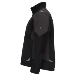 Blouson softshell noir avec fermeture à rabat GALAXY 8810 ENGEL