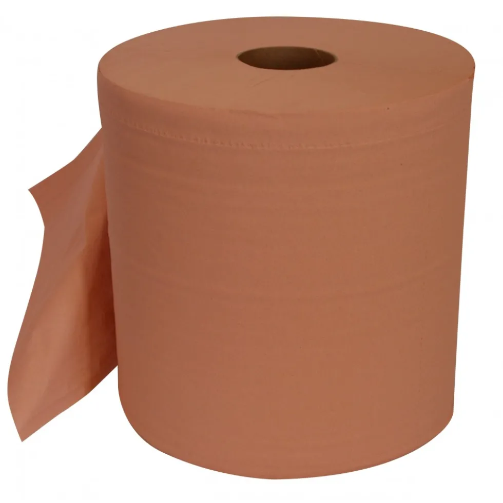 Bobine ouate chamois recyclée lisse PAPECO