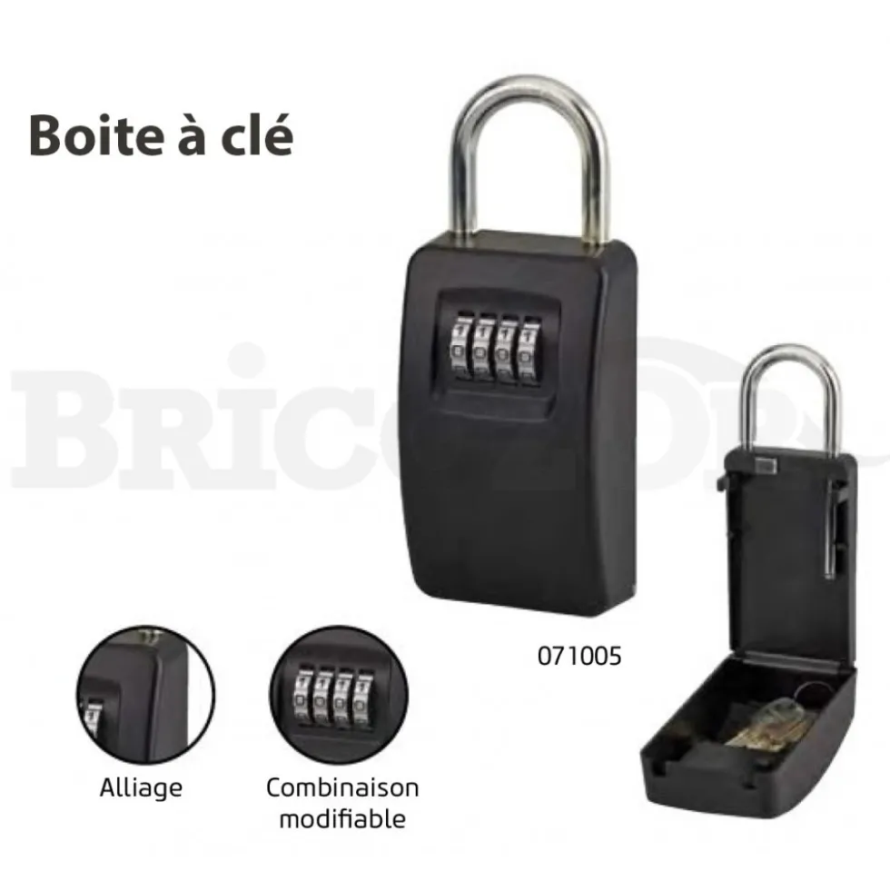 Boite à clé à anse rigide - à combinaison FTH THIRARD