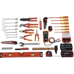 Boite à outil - 125 outils électricité - XPELEC1 SAM OUTILLAGE