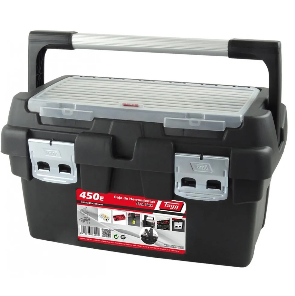 Boite à outils - 13 compartiments modulables - 450 x 285 x 250 mm TAYG