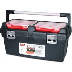 Boite à outils - 2 organiseurs à 10 compartiments - 600 x 305 x 295 mm TAYG