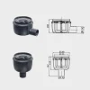 Bonde de douche à l'italienne 150 x 150 mm ajustable sortie verticale ACO