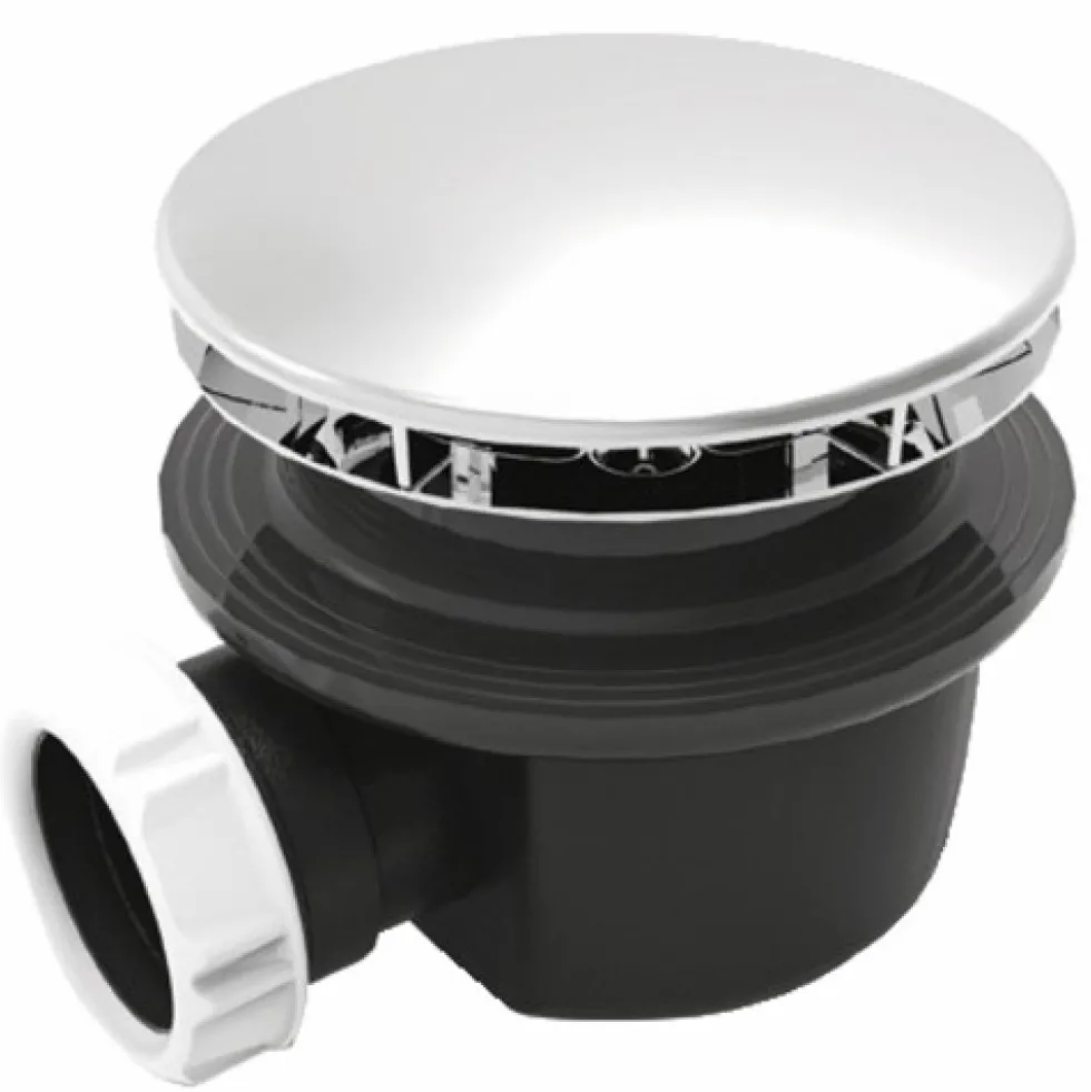 Bonde douche extra-plate diamètre 90 mm - sortie orientable - Minime VALENTIN