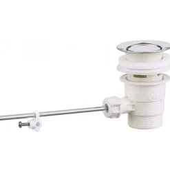 Bonde pour lavabo automatique à clapet - tirette horizontale VALENTIN