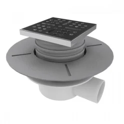Bonde sortie horizontale pour receveur à carreler - Shower plate AURLANE