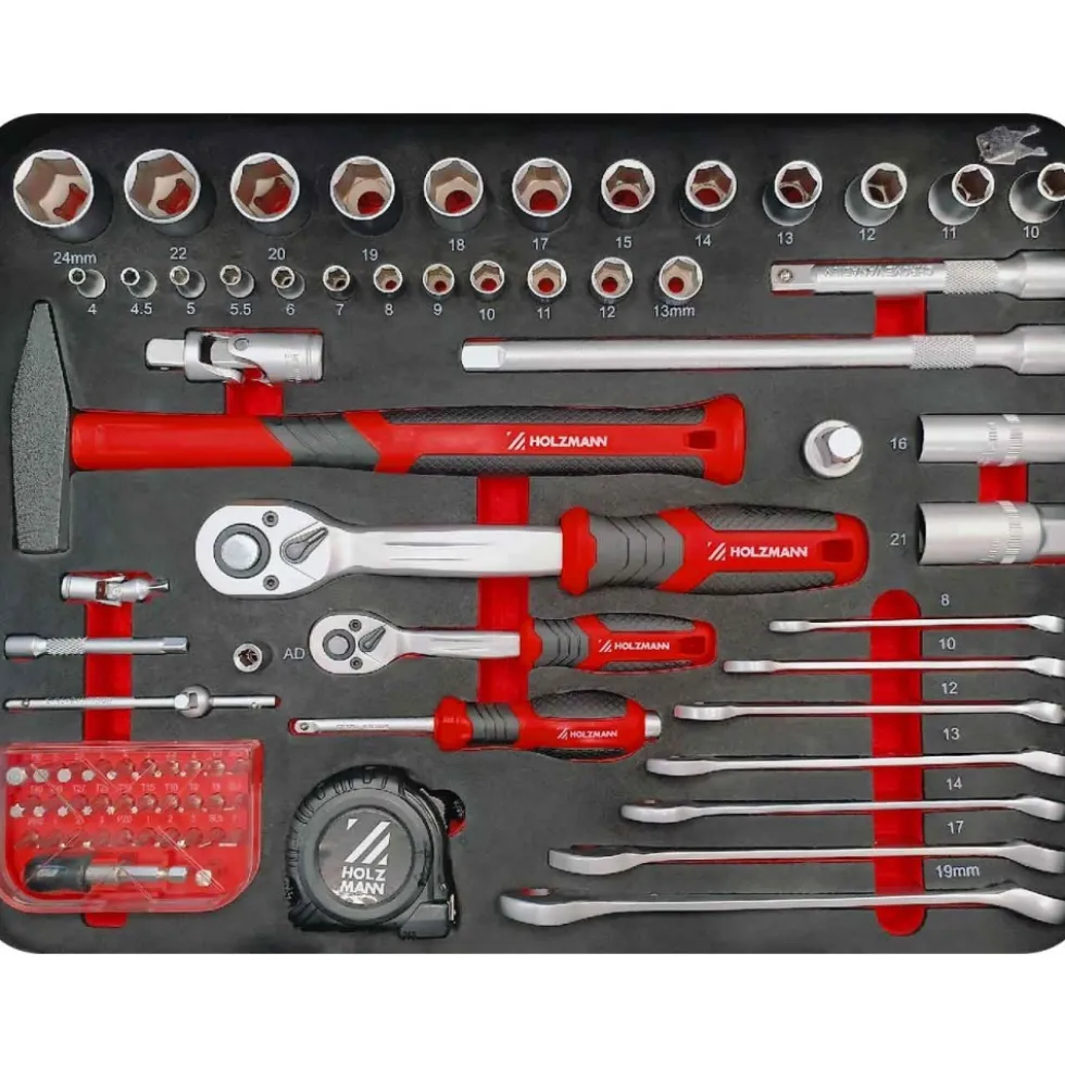 Boîte à outils avec 167 outils - WZK167PRO HOLZMANN