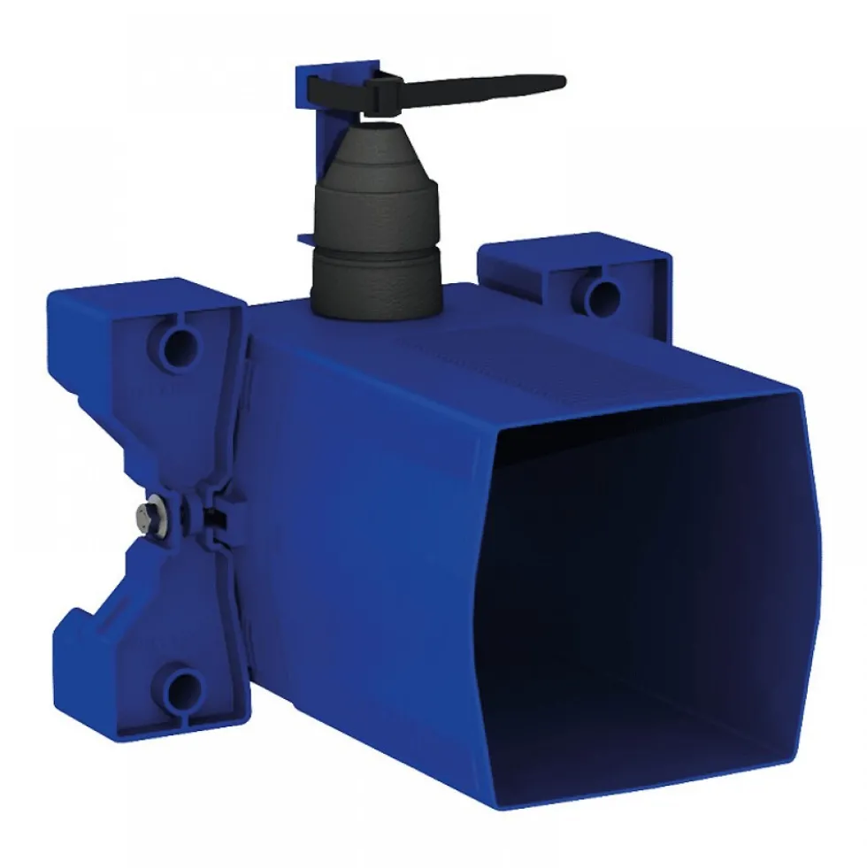 Boîtier d'encastrement étanche 763BOX pour WC Tempoflux 3 DELABIE