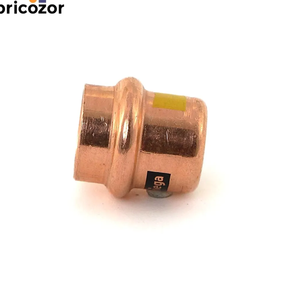 Bouchon cuivre femelle à sertir spécial Gaz VIEGA