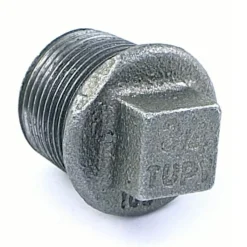 Bouchon fonte mâle noir avec butée - référence 290 CODITAL