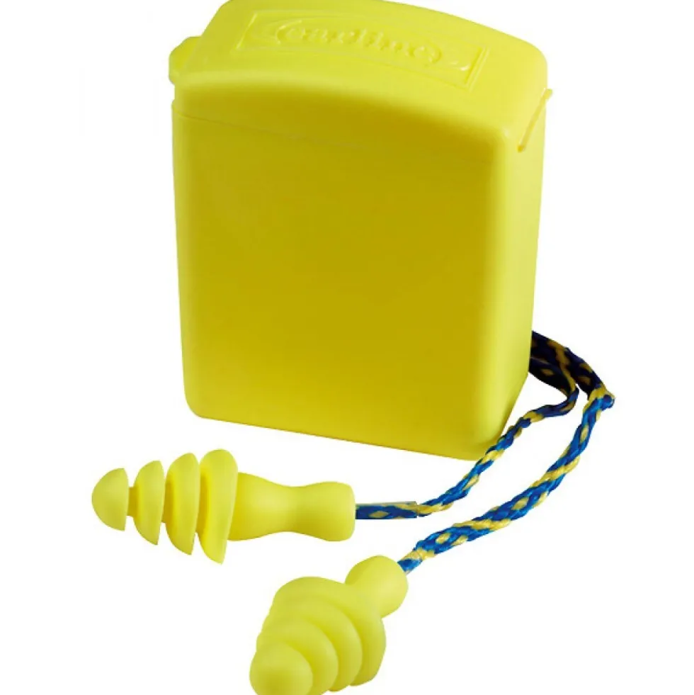 Bouchons d'oreilles réutilisables et lavables avec cordon 30213 - x100 Coverguard