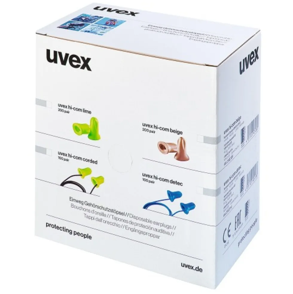 Bouchons d'oreilles - surface lisse - Hi-com UVEX