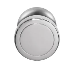 Bouton de porte centré fixe disque Ø54mm - série EK530 - rosace bombée KARCHER DESIGN