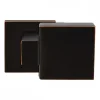 Bouton de porte fixe - forme cube Ø60 mm - série EK550 - bronze antique KARCHER DESIGN