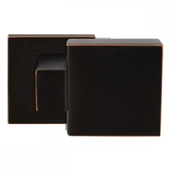 Bouton de porte pivotant - forme cube Ø60 mm - série EK550D - bronze KARCHER DESIGN