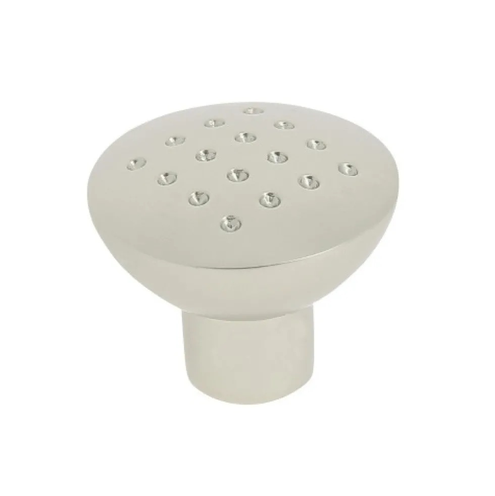 Boutons de meuble - motif perforé - en aluminium CADAP