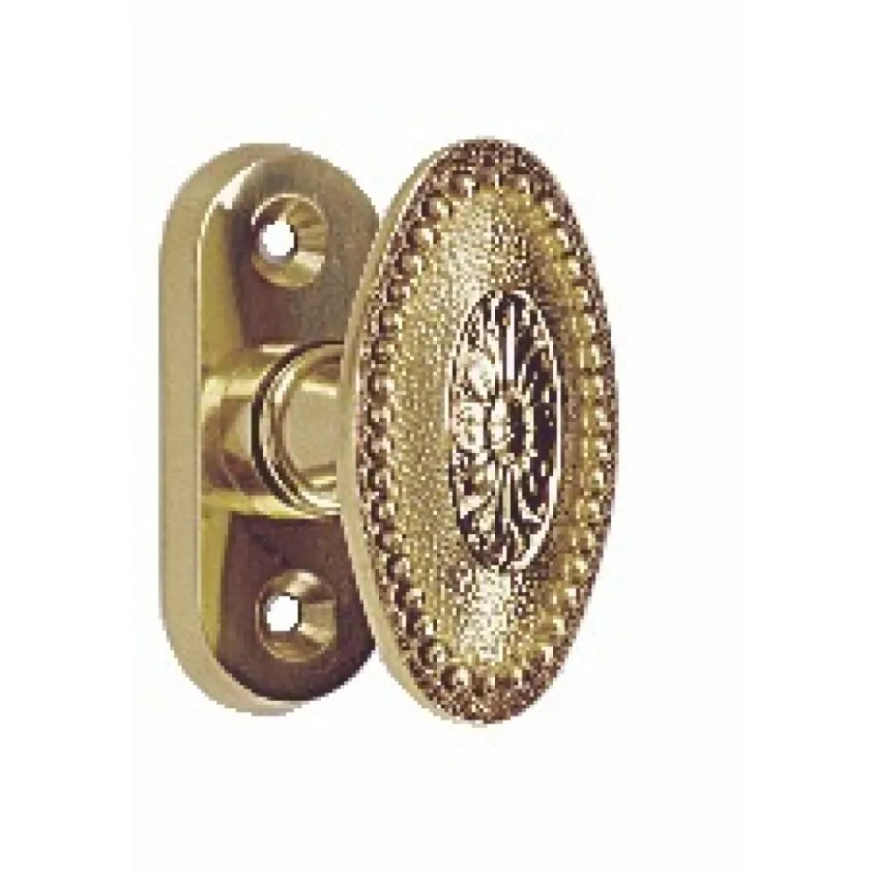 Bouton style Louis XVI sur rosette pour fenêtre CADAP