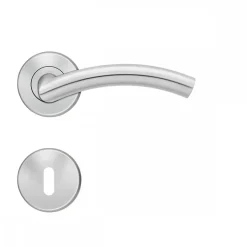 Béquille double sur rosace Slim Style BE400B à clipser en inox satiné KARCHER DESIGN