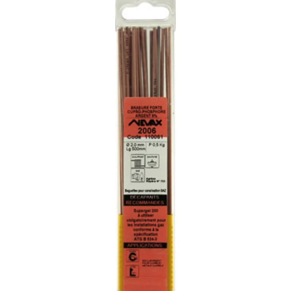 Brasure 2006 cupro-phosphore 6% argent NEVAX