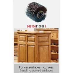 Brosse à lanières abrasives pour rénovateur REX 120-200 - ponçage FARTOOLS