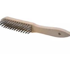 Brosse à main d'atelier manche bois - 295 mm - fil acier droit - par 12 OSBORN