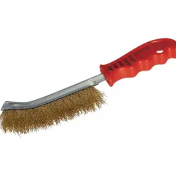 Brosse métallique convexe - manche plastique TALIAPLAST