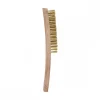 Brosse métallique à main - manche bois NORTON
