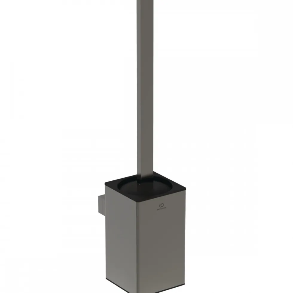 Brosse WC suspendue et porte-brosse carré - Conca IDEAL STANDARD