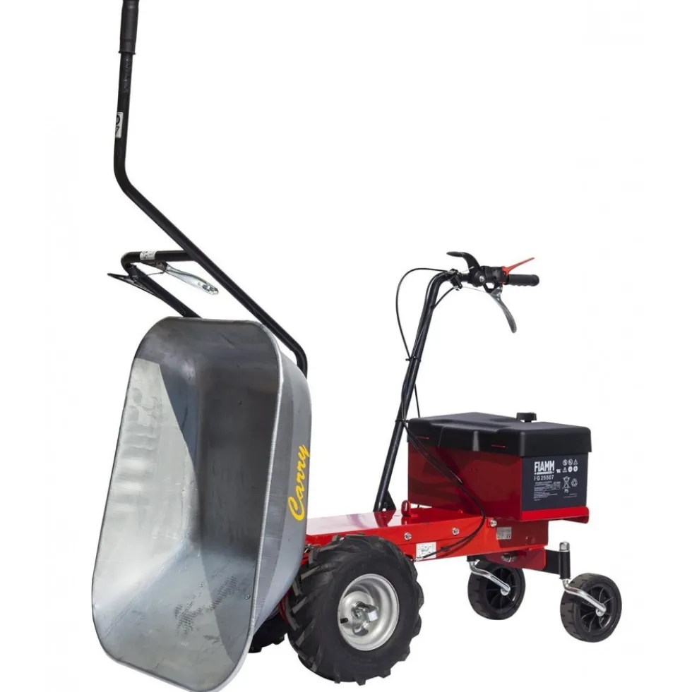 Brouette à moteur électrique sur batterie - 100kg - Carry EUROSYSTEMS