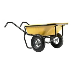 Brouette 2 roues gonflées - contenance 160 litres - Expert Twin HAEMMERLIN