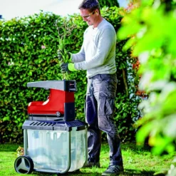 Broyeur de végétaux électrique à tambour - bac 60 litres - GC-RS 60 CB EINHELL