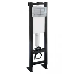 Bâti-support WC autoportant avec réservoir et double commande basculante PRESTO