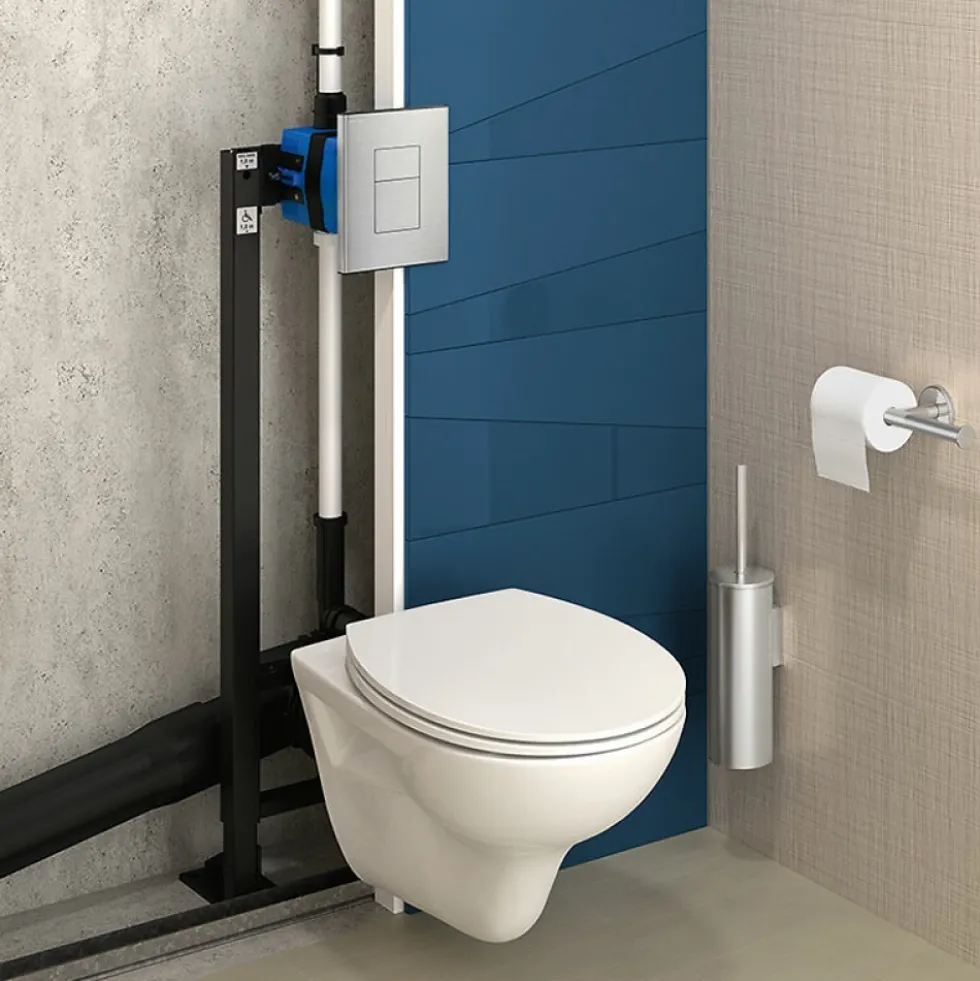 Bâti-support WC autoportant - coupe-feu - Tempofix 3 DELABIE