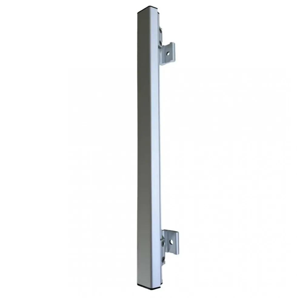 Bâton maréchal Phare en aluminium anodisé argent - adaptable Atrius