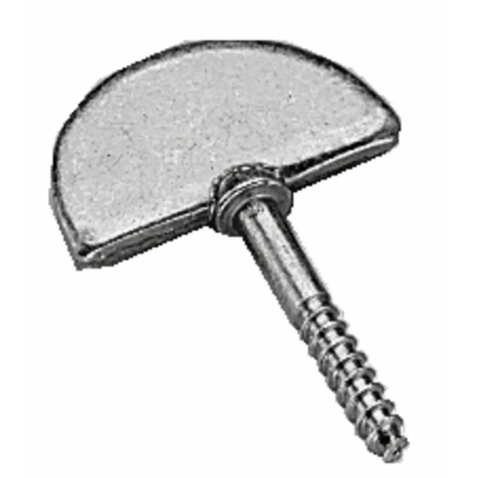 Butée de volet coudée - Vis à bois - Lot de 10 TORBEL