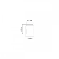 Butoir de porte inox finition noir Cosmos EZ 217 KARCHER DESIGN