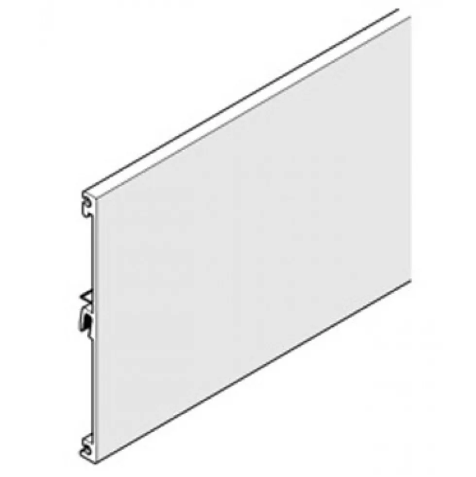 Cache-rail de finition pour volet Frontslide 60A - 6 m - argent HAWA